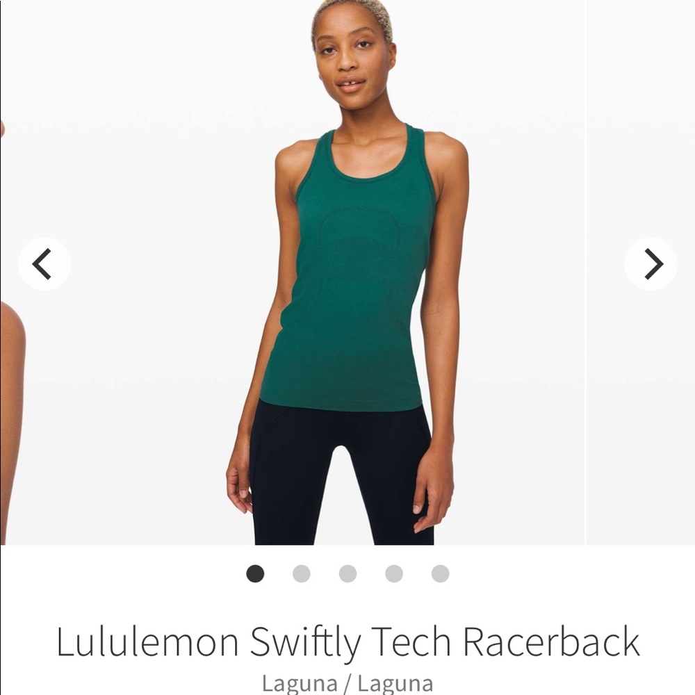 NWT LULULEMON SWIFTLY TECH RACERBACK TANK LAGUNA SIZE 6
